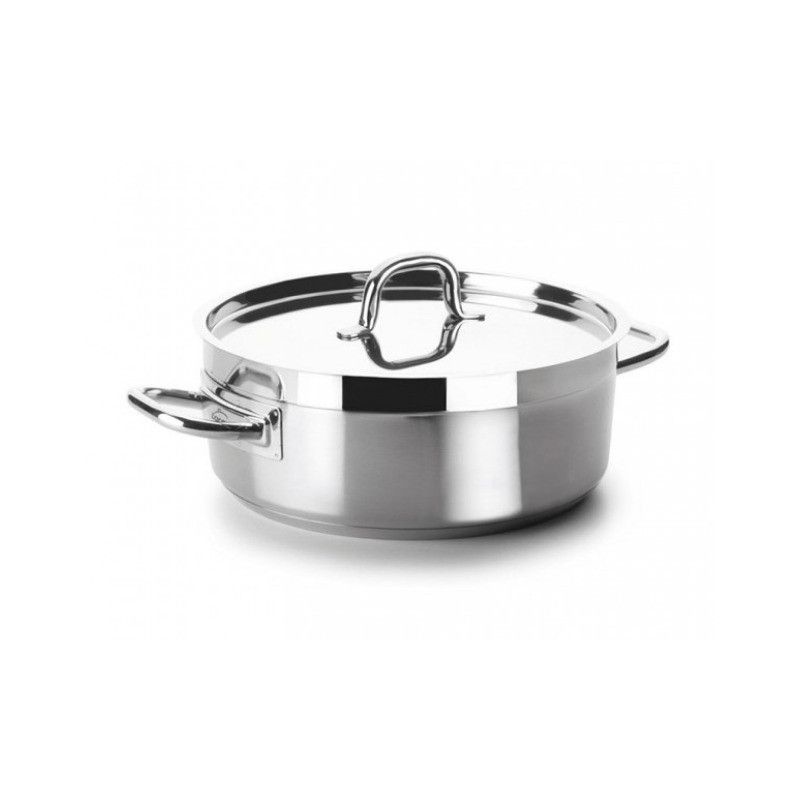 Professional Stockpot With Lid - Chef Luxe - ø 28 cm