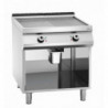 Plaatgrill Breedte 800 - 1/2 Glad 1/2 Geribbeld - Gas