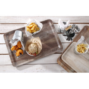 Melamine Printed Wood Service Tray - 430 x 330 mm