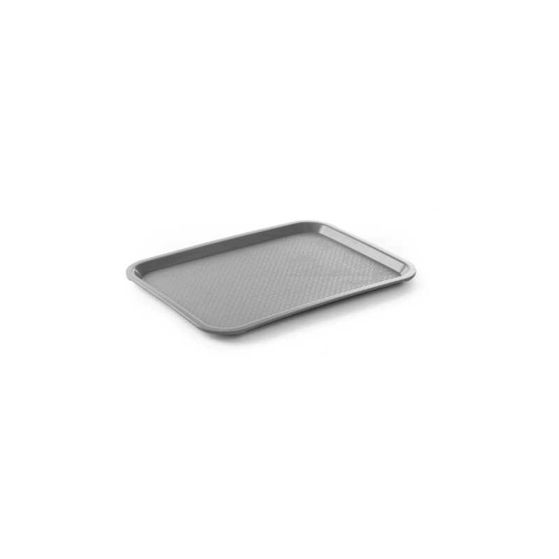 Rectangular Fast Food Tray - Medium 415 x 305 mm - Gray