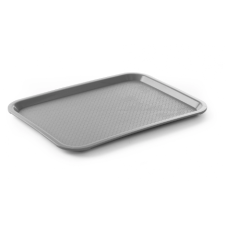 Rectangular Fast Food Tray - Medium 415 x 305 mm - Gray