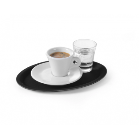 Plateau de Service Ovale Fibre de Verre - 160 x 230 mm