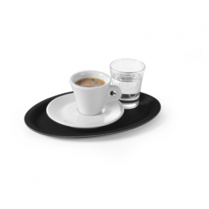 Plateau de Service Ovale Fibre de Verre - 200 x 265 mm