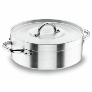 Professionele Braadpan met Deksel - Chef-Aluminium - ø 38 cm