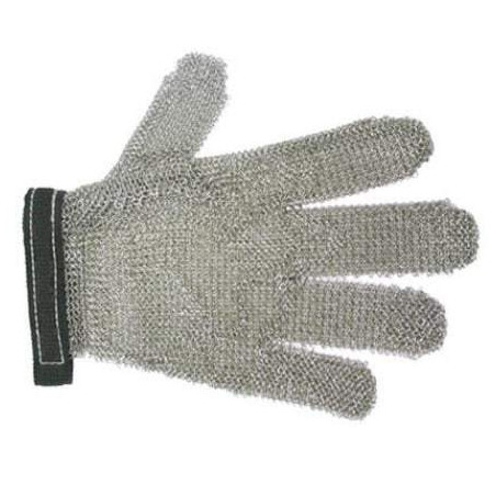 Handschuh aus Edelstahlgeflecht - Größe L