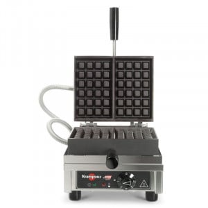 Professional Waffle Maker with 90° Opening - 4 x 6 Brussels