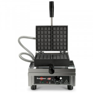 Professionele Wafelijzer met 90° Opening - 4 x 6 Vruchten