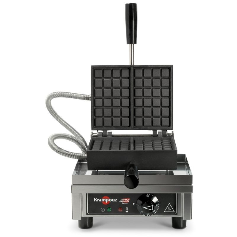 Professionele Wafelijzer met 90° Opening - 4 x 6 Vruchten