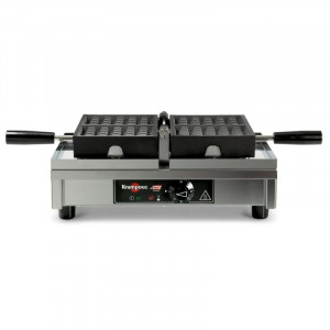 Professional Waffle Maker with 180° Opening - Left Right Tilt - 4 x 5 Waffles