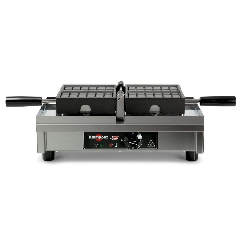 Professional Waffle Maker with 180° Opening - Left Right Tilt - 4 x 6 Cork Professional Waffle Maker with 180° Opening - Left Right Tilt - 4 x 6 Cork