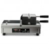 Professional Waffle Maker with 180° Opening - Left Right Tilt - 4 x 6 Cork