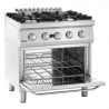 Fornuis 4 Pits met Gasoven GN 2/1 Serie 700