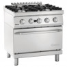 Fornuis 4 Pits met Gasoven GN 2/1 Serie 700