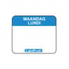 Etiquette de Traçabilité Label FreshEasy - Lundi - 30 x 25 mm - Lot de 1000 - LabelFresh