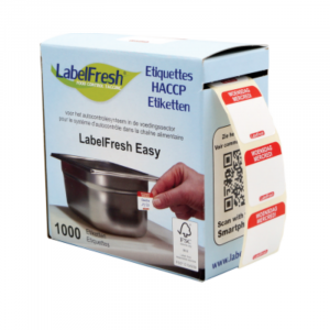 Etikett für die Rückverfolgbarkeit Label FreshEasy - Mittwoch - 30 x 25 mm - Packung mit 1000 - LabelFresh