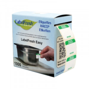 Etiket voor Traceerbaarheid Label FreshEasy - Vrijdag - 30 x 25 mm - Pak van 1000 - LabelFresh