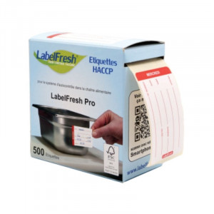 Traceerbaarheidslabel LabelFresh Pro - Woensdag - 70 x 45 mm - Pak van 500 - LabelFresh