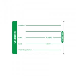 Traceability Label LabelFresh Pro - Friday - 70 x 45 mm - Pack of 500 - LabelFresh