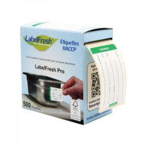 Etikett für die Rückverfolgbarkeit LabelFresh Pro - Freitag - 70 x 45 mm - Packung mit 500 - LabelFresh