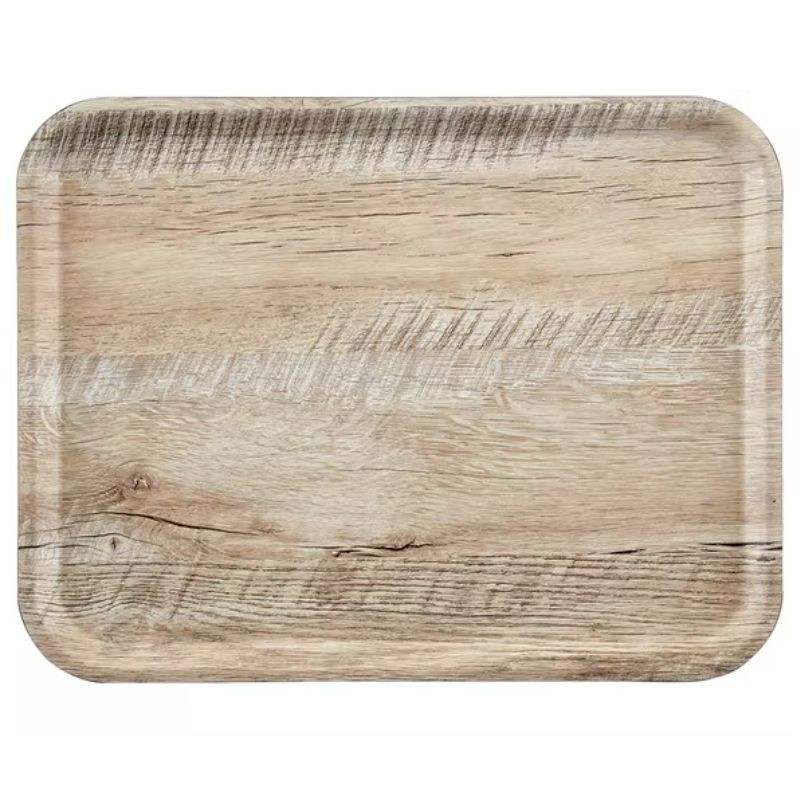 Rechteckiges Tablett Madeira - Helles Eichenholz - 280 x 200 mm - CAMBRO Rechteckiges Tablett Madeira - Helles Eichenholz - 280 x 200 mm - CAMBRO