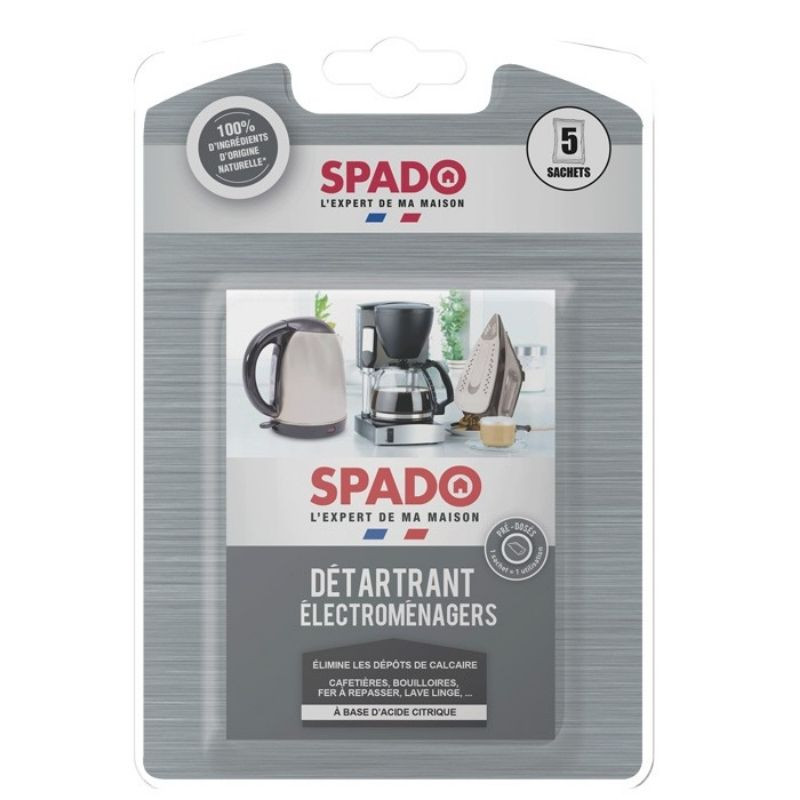 Ontkalker voor huishoudelijke apparaten in zakje - Set van 5 - Spado