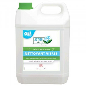 Gel Nettoyant pour Vitres - 5 L - Action Verte