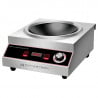 Wok op Inductie Pro 3500 W Inox — Concaaf Gebied Ø227