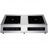 Double Induction Hob - 2000 + 1500 W - Dynasteel