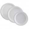 Round Plate in Bagasse - 180 mm - Pack of 50 - FourniResto