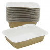 Cardboard sealable tray 500 cc - Pack of 50