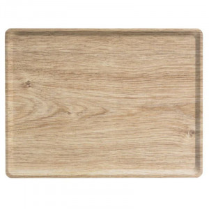 Rechteckige Melaminbeschichtete Spanplatte - 280 x 200 mm - Helles Eichenholz - Set von 20