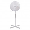 Oscillating white pedestal fan 406mm - FourniResto - Fourniresto