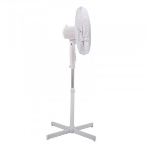Oscillating white pedestal fan 406mm - FourniResto - Fourniresto