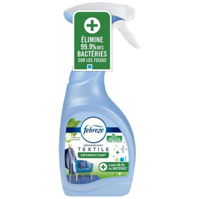 Spray Désinfectant Textile - Rosée du Matin - 500 ml - FEBREZE