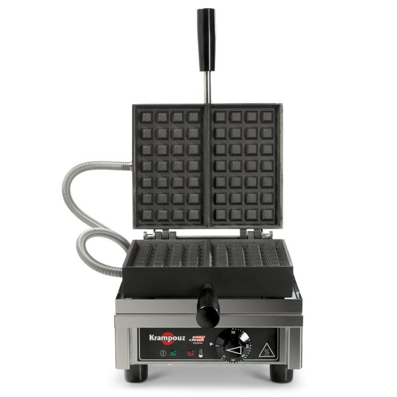 Professional Waffle Maker with 90° Opening - 4 x 7 Liège - Krampouz Professional Waffle Maker with 90° Opening - 4 x 7 Liège - Krampouz