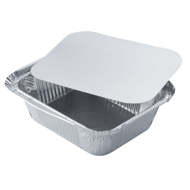Aluminiumschaal met deksel "Combi Pack" - 450 ml - Pak van 100