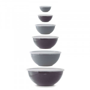 Set von 6 Mehrzweckschalen aus Polypropylen - Lacor