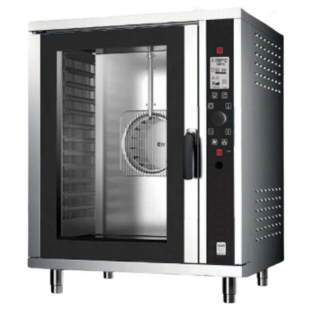 Vier Professionele Digitale LCD Gas Combi - 10 Niveau GN 1/1 - VESTA