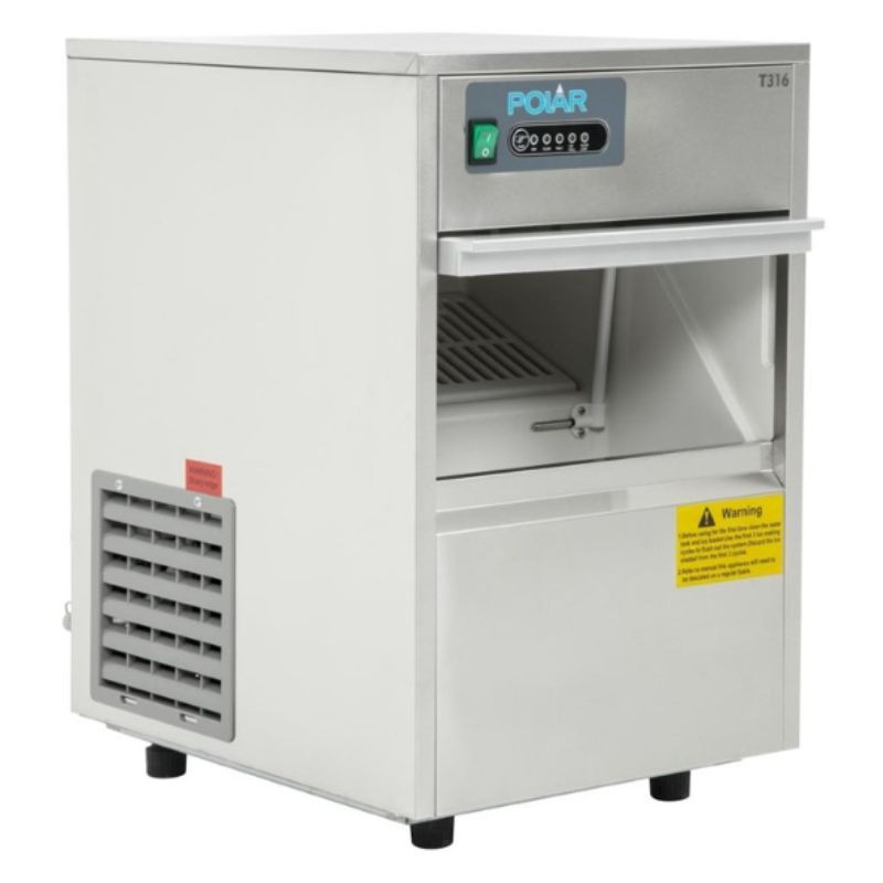 Eiswürfelmaschine Untertisch - 20 kg - Polar - Fourniresto