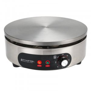 Elektrische Crêpe-Maschine Pro Ø 400 mm 3000 W — Gusseisenplatte