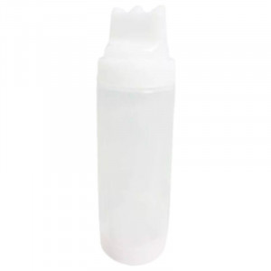 Flasche mit 3 Ausgießern aus Kunststoff - 600 ml - Ideal für die Gastronomie