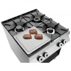 Grill plate for Gas Stoves Series 900 Master - Bartscher