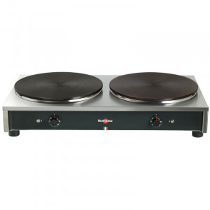 Professionelle elektrische Doppel-Crêpière - Standard-Serie - Ø 40 cm