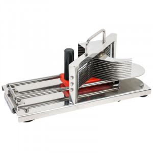 Professional Stainless Steel Tomato Cutter — Manual Slicer
