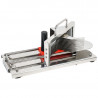 Professional Stainless Steel Tomato Cutter — Manual Slicer