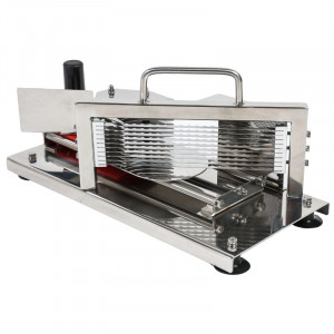 Professional Stainless Steel Tomato Cutter — Manual Slicer