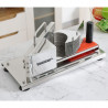 Professional Stainless Steel Tomato Cutter — Manual Slicer