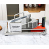 Professional Stainless Steel Tomato Cutter — Manual Slicer