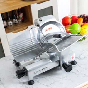 Professional Semi-Automatic Ham Slicer 195 mm - Dynasteel