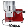 Professional Gravity-Fed Red 195mm Ham Slicer Dynasteel - Precise and Easy Cutting